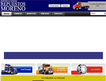 Tablet Screenshot of importmoreno.com